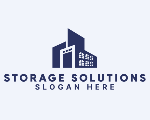 Warehousing - Warehouse Building Facility logo design