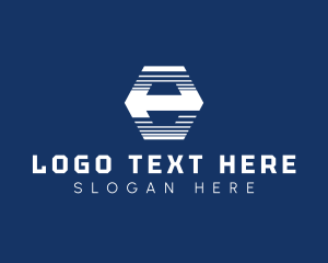 Interior Design - Generic Tech Letter E logo design