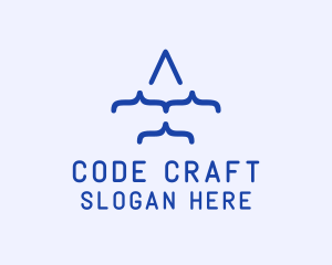 Coding - Blue Plane Code logo design