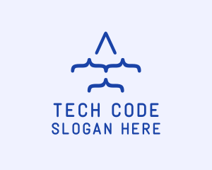 Code - Blue Plane Code logo design