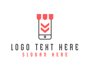 Online Market App logo design