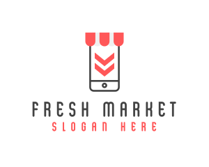 Market - Online Market App logo design