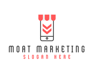 Online Market App logo design