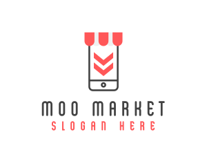 Online Market App logo design