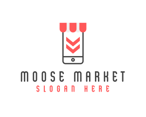 Online Market App logo design