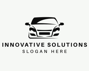 Black - Sedan Automotive Vehicle logo design