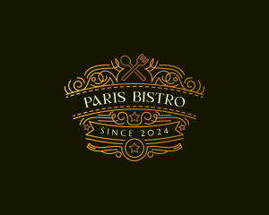 Kitchen Restaurant Cutlery logo design