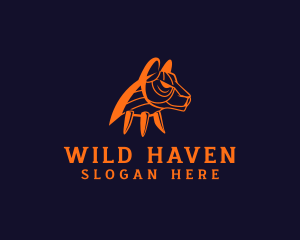 Wild Panther Animal logo design