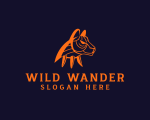 Wild Panther Animal logo design