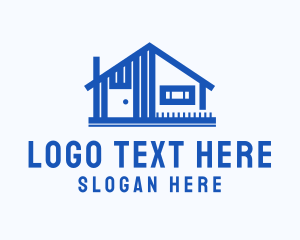 Tiny Home - Minimalist Home Construction logo design