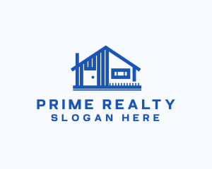 Realty Home Construction logo design