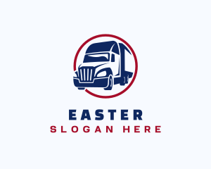 Vehicle - Cargo Delivery Trucking logo design