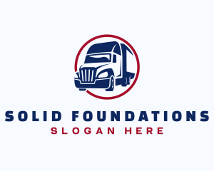 Trucker - Cargo Delivery Trucking logo design