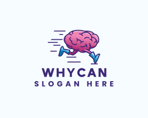 Running - Running Brain Psychology logo design