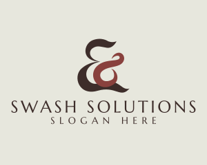 Swash - Stylish Ampersand Swoosh logo design