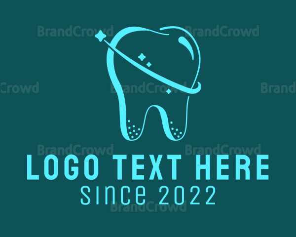 Tooth Dental Planet Logo