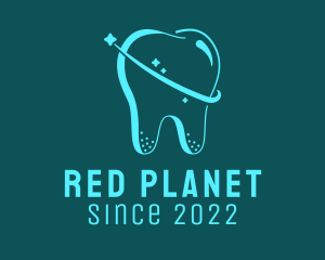 Tooth Dental Planet  logo design