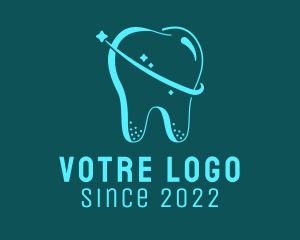 Oral Care - Tooth Dental Planet logo design