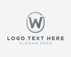 Studio - Professional Business Letter W logo design