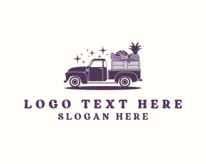 Import - Fruit Crate Truck logo design