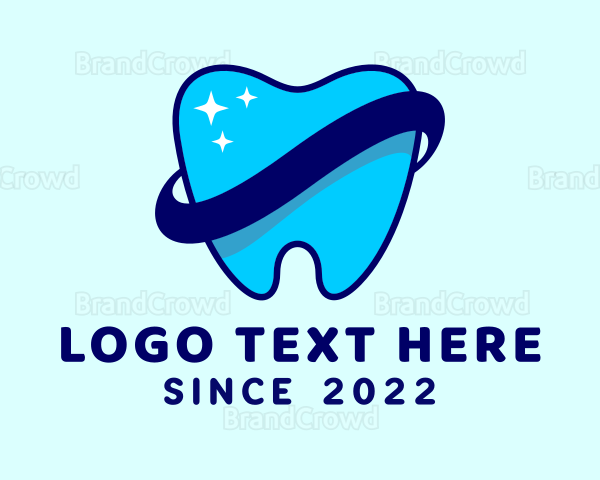 Dental Tooth Orbit Logo