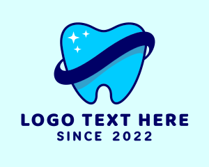 Dental Hygienist - Dental Tooth Orbit logo design