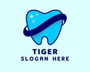 Dental Tooth Orbit Logo