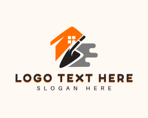 Laborer - Construction Plaster Masonry logo design