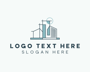 Architectural - Building Architect Contractor logo design