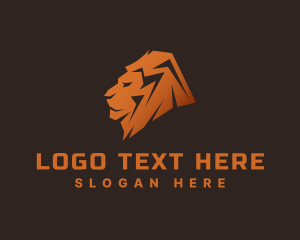Lion - Regal Hunter Lion logo design
