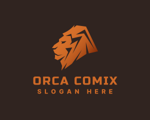 Predator - Regal Hunter Lion logo design