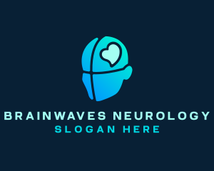 Neurology - Mental Health Mind Heart logo design