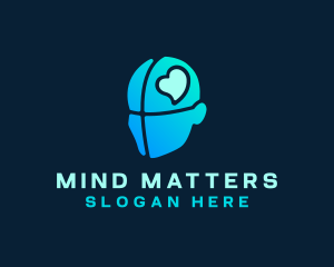 Neurological - Mental Health Mind Heart logo design