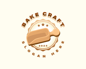 Kitchen Flour Spoon logo design