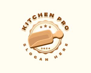 Kitchen Flour Spoon logo design