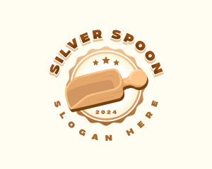 Kitchen Flour Spoon logo design