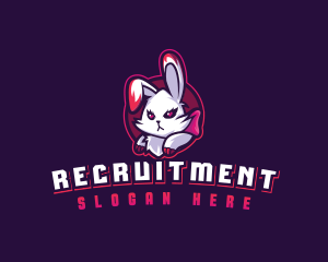Cute - Bunny Rabbit Avatar logo design