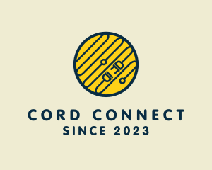 Cord - Electric Extension Cable logo design