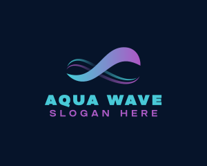 Infinity Wave Loop logo design