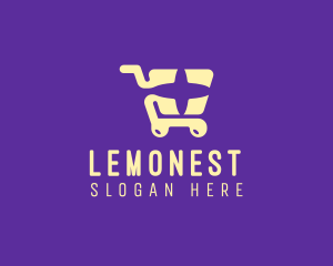 Starry - Star Shopping Cart logo design