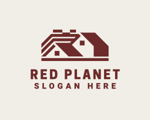 Red House Apartment logo design