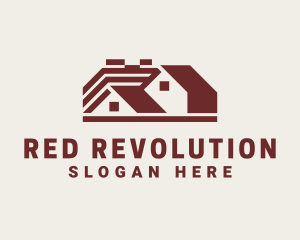 Red House Apartment logo design