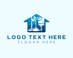 Sanitary - House Sanitary Cleaning logo design