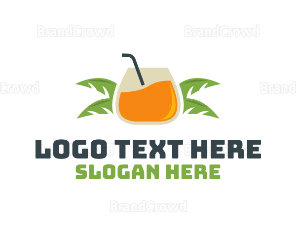 Tropical Beach Beverage Logo