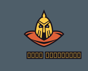 Antivirus - Medieval Warrior Bust logo design