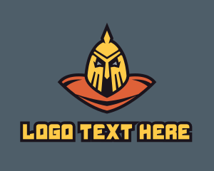 Medieval - Medieval Warrior Bust logo design