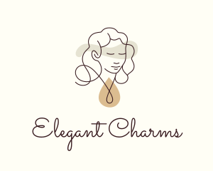 Necklace - Elegant Necklace Jewelry logo design