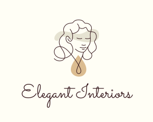 Elegant Necklace Jewelry logo design