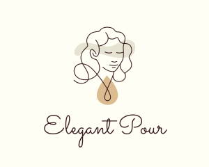 Elegant Necklace Jewelry logo design