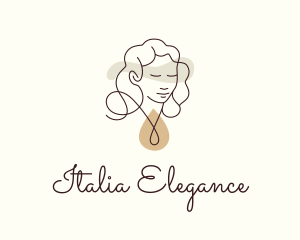 Elegant Necklace Jewelry logo design